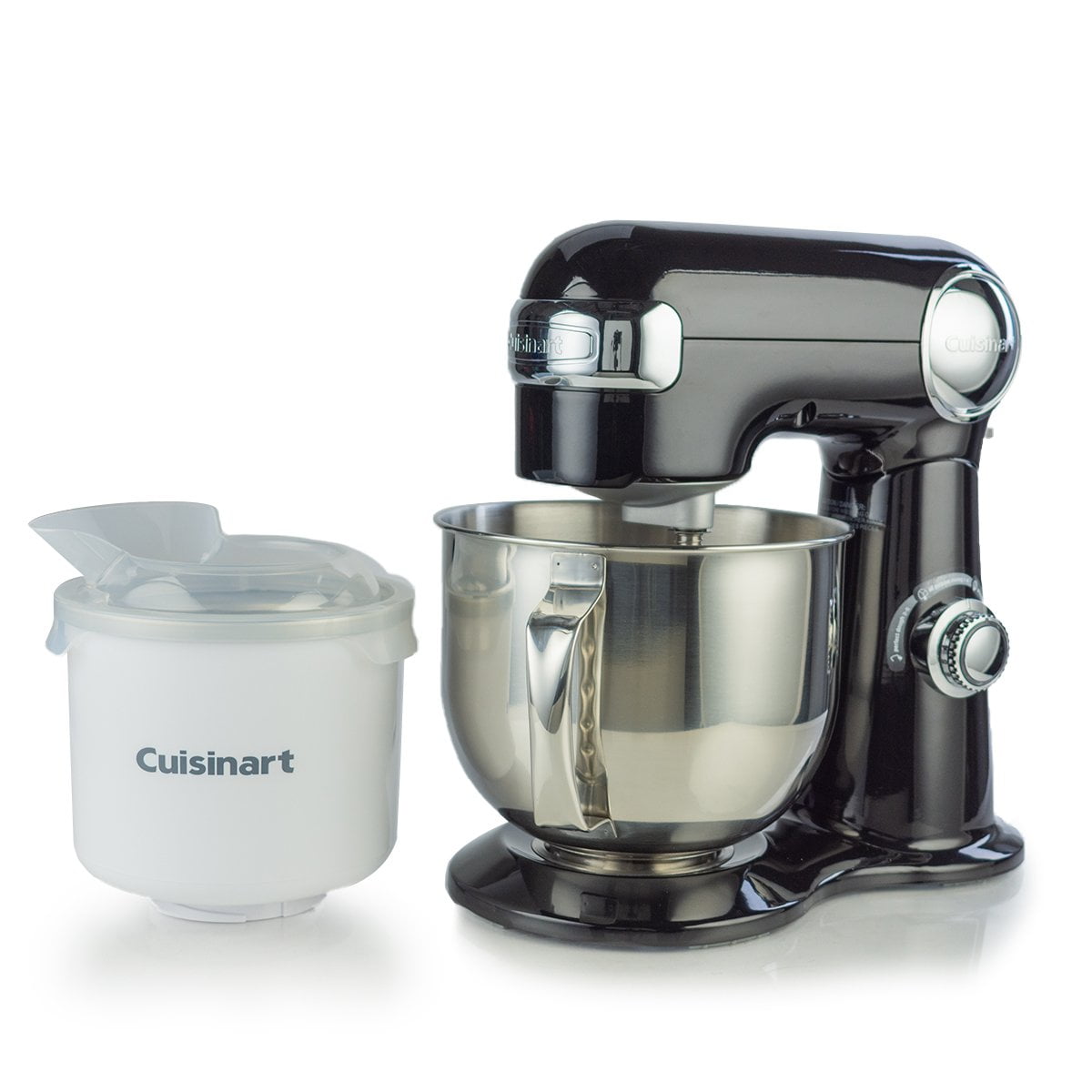 Cuisinart Precision 5.5-Quart Stand Mixer + Ice Cream Maker Attachment |  Onyx Black