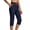 #07 Navy 【Mix, Match & Rotate: Stock Up on Daily Colors】, variant on Women's Plus Size Fitness Yoga Capri Pants, Quick‑Dry Compression Elastic Fabric, Pull On Capris for Women for Workout Casual | TruHer,Army Green L