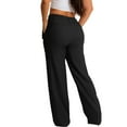 thumbnail image 4 of Sngxgn Soft Pants for Women Comfy Casual Lounge Yoga Pants(Black,XL), 4 of 6