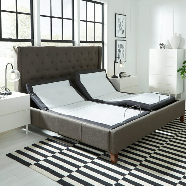 Sleep Zone Z400 Adjustable Bed Frame, California King Bed Frame For Adjustable Base