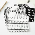 thumbnail image 5 of Y YOMA 12 Pack Decorative File Folders Letter Size File Folder with 1/3-Cut Tab Cute Pretty Colored Heavyweight Filing Folder File Organizers for Office School Home Desktop, Black & White, 5 of 7