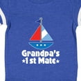 thumbnail image 4 of Inktastic Grandpas First Mate Nautical Sailboat Boys Baby Bodysuit, 4 of 5
