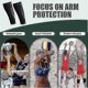 thumbnail image 5 of 1 Pair Volleyball Arm Sleeves,volleyball Compression Sleeves,sports Forearm Sleeves Volleyball Training Protect Gear For Kids Youth Women Happy H, 5 of 5