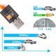 thumbnail image 3 of Adaptador Wifi USB 600Mbps, Dongle Wifi de Red Inalámbrica USB 3.0 con Antena 5dBi, Banda Dual 2.4G/5G para PC oso de fresa  Electrónica, 3 of 4