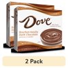 (2 pack) Dove Bourbon Vanilla Dark Chocolate Instant Pudding Mix and Pie Filling, 4 Servings, 3.03 oz