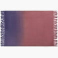 thumbnail image 4 of Fennco Styles Purple Gradient Ombré Throw Blanket with Tassel – Soft Woven Decorative Blanket for Couch, Sofa, or Bed – Cozy Lightweight Knitted Throw for All Seasons, 50" x 60", 4 of 4