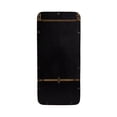 thumbnail image 4 of Kate and Laurel Estero Wall Rectangle Mirror with Shelf, Gold 11x24, 4 of 10
