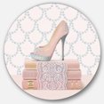 thumbnail image 1 of Designart'mode et Glam Chaussures II' Glam Métal Cercle Art Mural - Disque de 36, 1 of 5