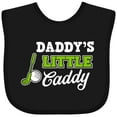thumbnail image 3 of Inktastic Daddy's Little Caddy with Golf Club and Ball Boys or Girls Baby Bib, 3 of 4