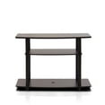 thumbnail image 4 of Porch & Den  St. Marks No Tools 3-Tier TV Stand Dark Walnut Walnut Finish, 4 of 5