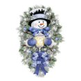 thumbnail image 1 of Escultura giratoria de Papá Noel y muñeco de nieve, árbol de cristal de Navidad, pegatina de pasta de ventana, decoración del hogar para fiesta de año nuevo de invierno, 20x30cm, 1 of 4