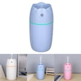 thumbnail image 3 of Humidificador de niebla fría portátil, difusor silencioso con generador de niebla de lámpara , difusor inteligente, para escritorio de Azul perfecl Humidificador de aire, 3 of 7