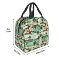 thumbnail image 2 of Sigee Colorful Hawaii Palms for Lunch Bag for Women Men, Reusable Lunch Bag Insulated Lunch Bag Lunch Box Cooler, 2 of 5