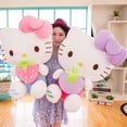 thumbnail image 2 of Sanrio-juguetes de peluche de Hello Kitty, Gato KT, Animal de peluche grande y suave, decoración de habitación Kawaii, regalo de Anime Kawaii, 30-50CM, 2 of 4