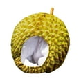 thumbnail image 1 of Bonito sombrero de felpa Durian, divertido vestido elegante, accesorios para fotos, gorros puesta en escena, sombrero de felpa para invierno, sombrero Salvador Dali Sombrero de fruta de felpa, 1 of 7