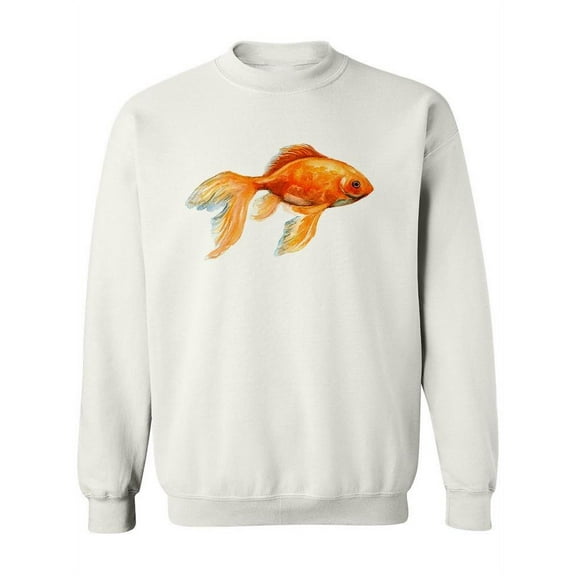Gold Fish Sketch . Sweatshirt Women -Image by Shutterstock, Female 5X-Large