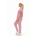 thumbnail image 2 of HEAL+WEAR Soft Stretch Scrub Set 4-Way Stretch V-Neck Top & Cargo Jogger Pants for Women, 2 of 6