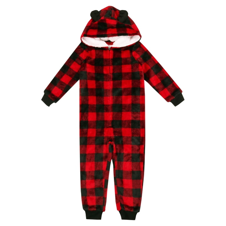 Jolly Jammies Toddler Buffalo Plaid Union Suit photo 5