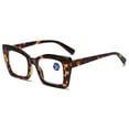 thumbnail image 6 of Women Thick Photochromic Brown Reading Glasses Men Oversized Square Presbyopia Glasses UV Tortoiseshell Readers Eyeglasses Freame, 6 of 7