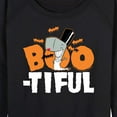 thumbnail image 3 of SpongeBob SquarePants - Boo-tiful - Women's Lightweight French Terry Long Sleeve Shirt, 3 of 6