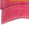 thumbnail image 6 of TOWED22 250 Anniversary USA Hat for Men Women,Printed Adjustable Baseball Cap,Patriotic 250th Gift for Husband,Veteran Watermelon Red, 6 of 6