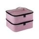 thumbnail image 1 of Vogacara Aspecto elegante: organice y almacene la colección de esmaltes de uñas con facilidad y bolsa de transporte para esmaltes de uñas. Juegos de manicura rosa, 1 of 6