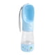 thumbnail image 2 of Botella de agua portátil para mascotas, dispensador de agua para perros y gatos, color azul, 2 of 13