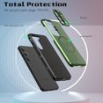 thumbnail image 5 of for Samsung Galaxy S23 Case with Screen Protector,Compatible with MagSafe,Built-in Camera Cover Stand, Magnetic Phone Case Shockproof DustProof Cover for Samsung S23 5G, Olive Green, 5 of 6