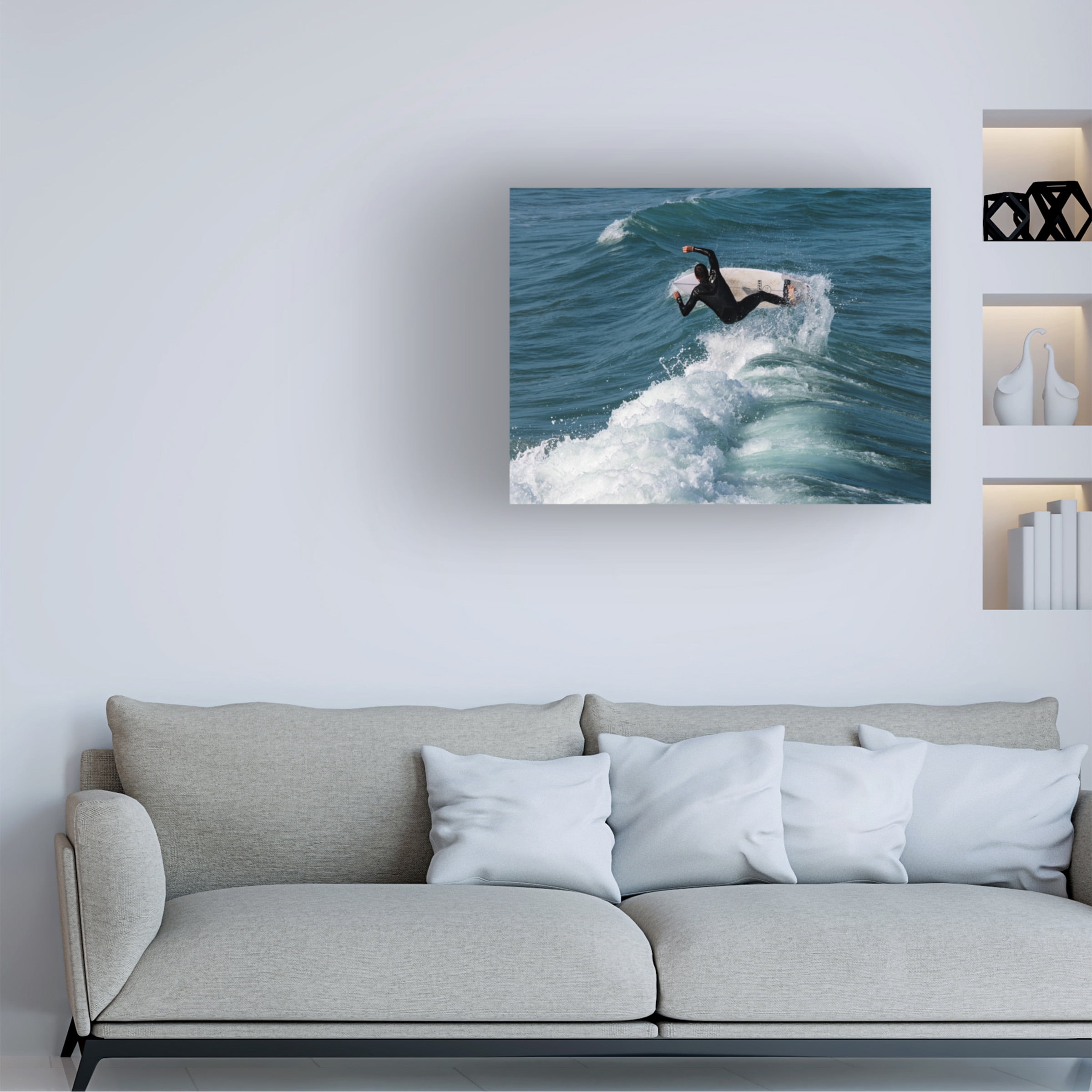 Robert Michaud 'Surfer 3' Canvas Art