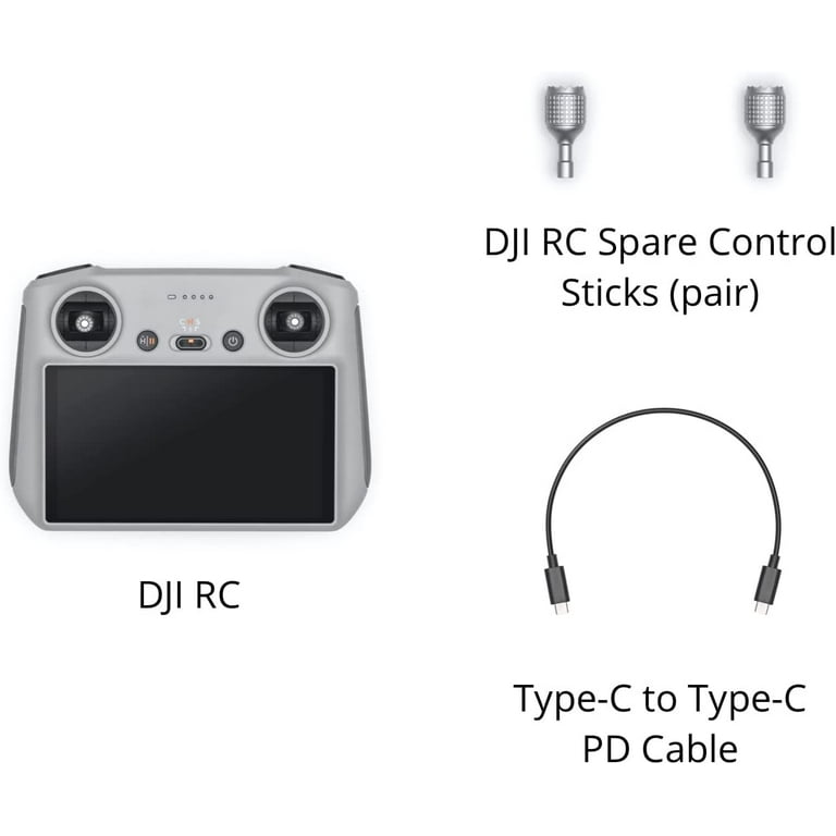 Air 3/Mini 3/Mini 3 Pro Control Sticks for DJI RC/RC 2 Remote Controller  Camera Drone Quadcopter Accessories, Aluminum Joystick Thumb Stick Cover