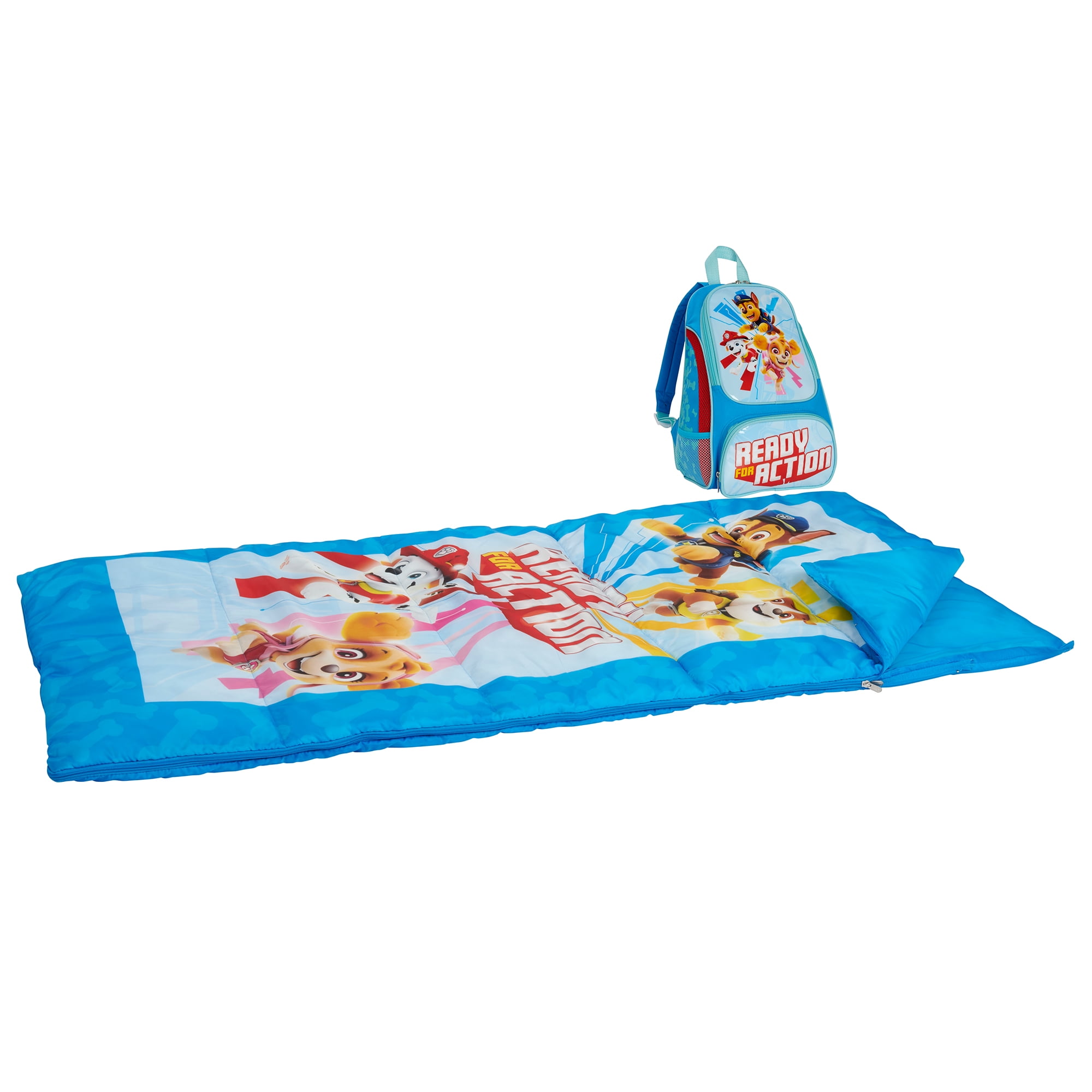 Paw Patrol II Youth Overnight Set with Sleeping Bag with Matching Backpack