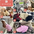 thumbnail image 3 of KYEESE Dog Sweater, Red Turtleneck Sweater Dress with Bowtie, Dog Sweater for Small Dogs, L, 3 of 7