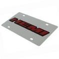 thumbnail image 3 of Hemi Logo License Plate (Red On Chrome), 3 of 3