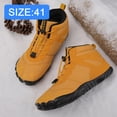 thumbnail image 2 of Barefoot Shoes Men Women Wide Toe Box Winter Minimalist Trail Runner Padded Warm Casual Hiking Cotton Boots Sneakers, 2 of 5