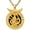 A, variant on Patron Saint Necklace for Men,St.Patrick,14K Gold Plated Black Onyx, Protection Gift