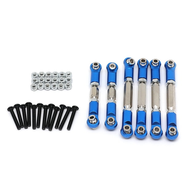 RC CAR ENLACES AR330446 Lazo Ajustable Lazo de enlace Turnbuckle Control remoto Pieza Accesorios de reemplazo para granito 4x4 azul Inevent EL014467-02