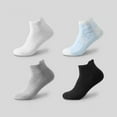 thumbnail image 7 of SwiftWear 4 Pairs Athletic Running Socks Light Cushion Padded Moisture Wicking Low Cut Sports Socks, 7 of 7