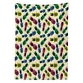 thumbnail image 3 of Ambesonne Indie Tablecloth Rectangular Table Cover, 80s Vibrant Pineapple, 60"x84", Multicolor, 3 of 4