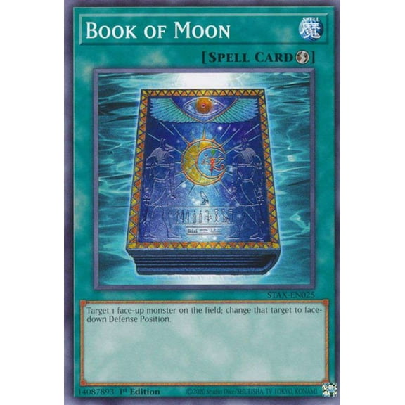 YuGiOh 2-Player Starter Set Common Book of Moon STAX-EN025