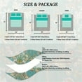 thumbnail image 6 of Lanpei Boho Floral Bedspread Set 2-Piece Twin, 100% Cotton Flower Quilt Coverlet Green Bedding Set Lightweight Farmhouse Quilted Bedspread (1 Coverlet+1 Pillow Sham), 6 of 7