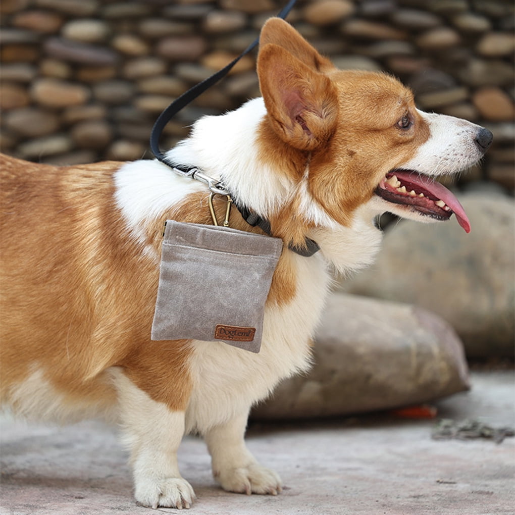 VONKY 2pack/lot Easy To Carry Dog Treat Bag For Preventing Pollution Light Weight Treat Bags With Hook