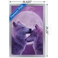 thumbnail image 3 of Vincent Hie - LoVing Wolves Wall Poster, 14.725" x 22.375", Framed, 3 of 3