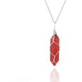 thumbnail image 1 of Collar de cristal de cornalina para mujer, colgante de cristal de cornalina dorada, collar de ágata roja para mujer y niña, colgante de piedra preciosa de chakra de cornalina natural, 1 of 5