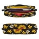 thumbnail image 2 of Balery Sunflowers And Bww Estuche de Lápices de Cuero Impreso, Estuche para Suministros de Arte, Estuche de Lápices con Cremallera, Estuche de Almacenamiento de Papelería, 2 of 7