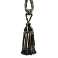 thumbnail image 2 of DECOPRO Beautiful Ribbon Curtain & Drapery Tassel Tieback Embellished with Hand Tied Tassels, Tassel Length 9 1/2" (24cm), Spread 32" (81cm) # TBHR095, #21775 Set of 2, 2 of 3