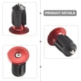 thumbnail image 4 of Bike Handlebar End Aluminum Alloy Lock Handle Bar Grips Cover Cap Red, 4 of 9