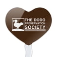thumbnail image 2 of Dodo Bird Preservation Society Heart Love Cupcake Picks Toppers Decoration Set of 6, 2 of 6