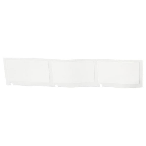 Brady Wraparound Label, White, Vinyl, 1 in W M4-91-498