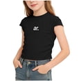 thumbnail image 2 of Freshbabe Children's Round-Neck Short-Sleeved T-Shirt for Kids Summer Casual Outerwear Top, 2 of 8