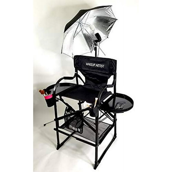 Unique Tuscany PRO Studio Professional Make up & Hair Chair with Professional Lamp Combo-High Quality Product--29" SEAT HEIGHT